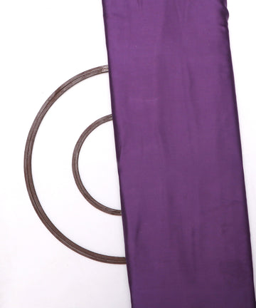 Violet Purple Colour Plain Satin Fabric